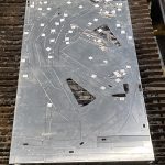 #017 – E o corte CNC das placas de alumínio 5083 continua…